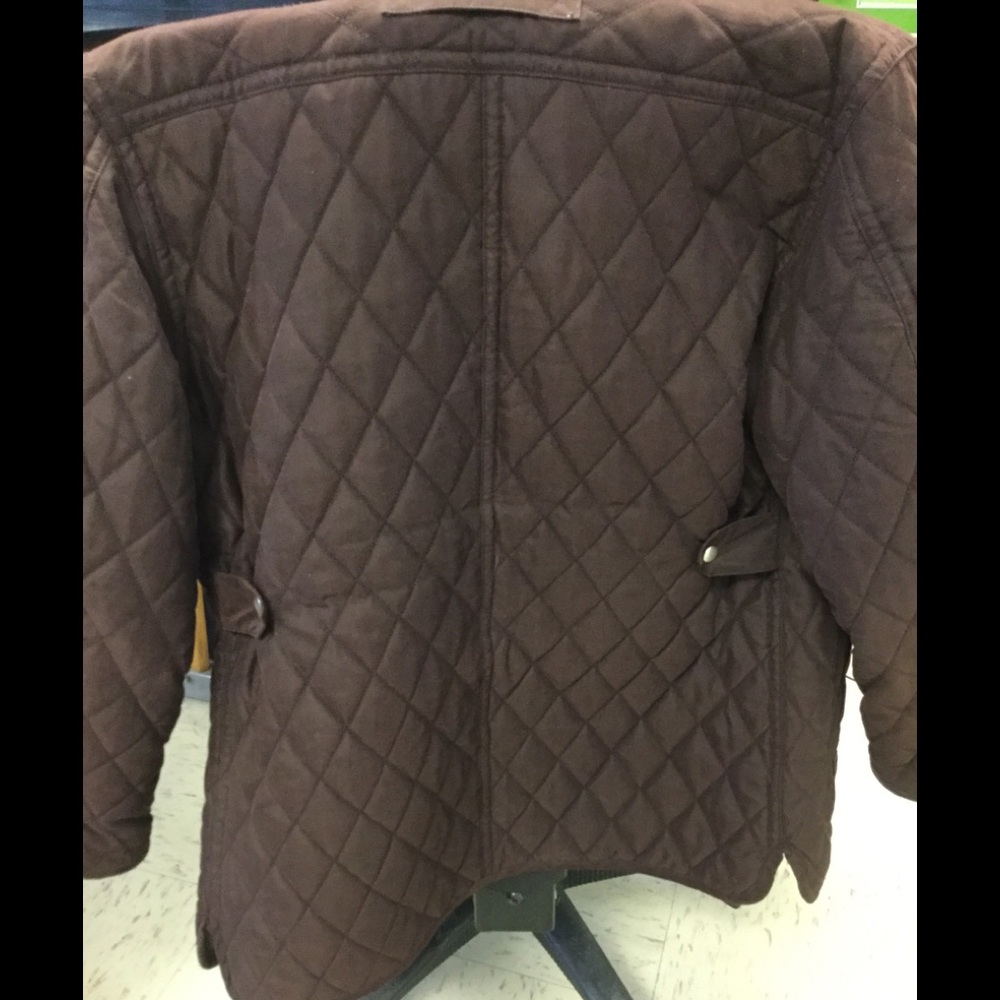 π« Talbots Brown Quilted Jacket EUC M-L CLASSIC BEAUTY EPLC SZ M/LG - Picture 8 of 15